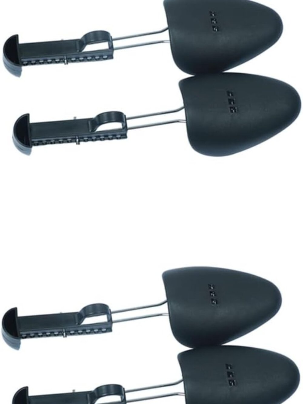 Adjustable Plastic Shoe Trees - 2 Pairs
